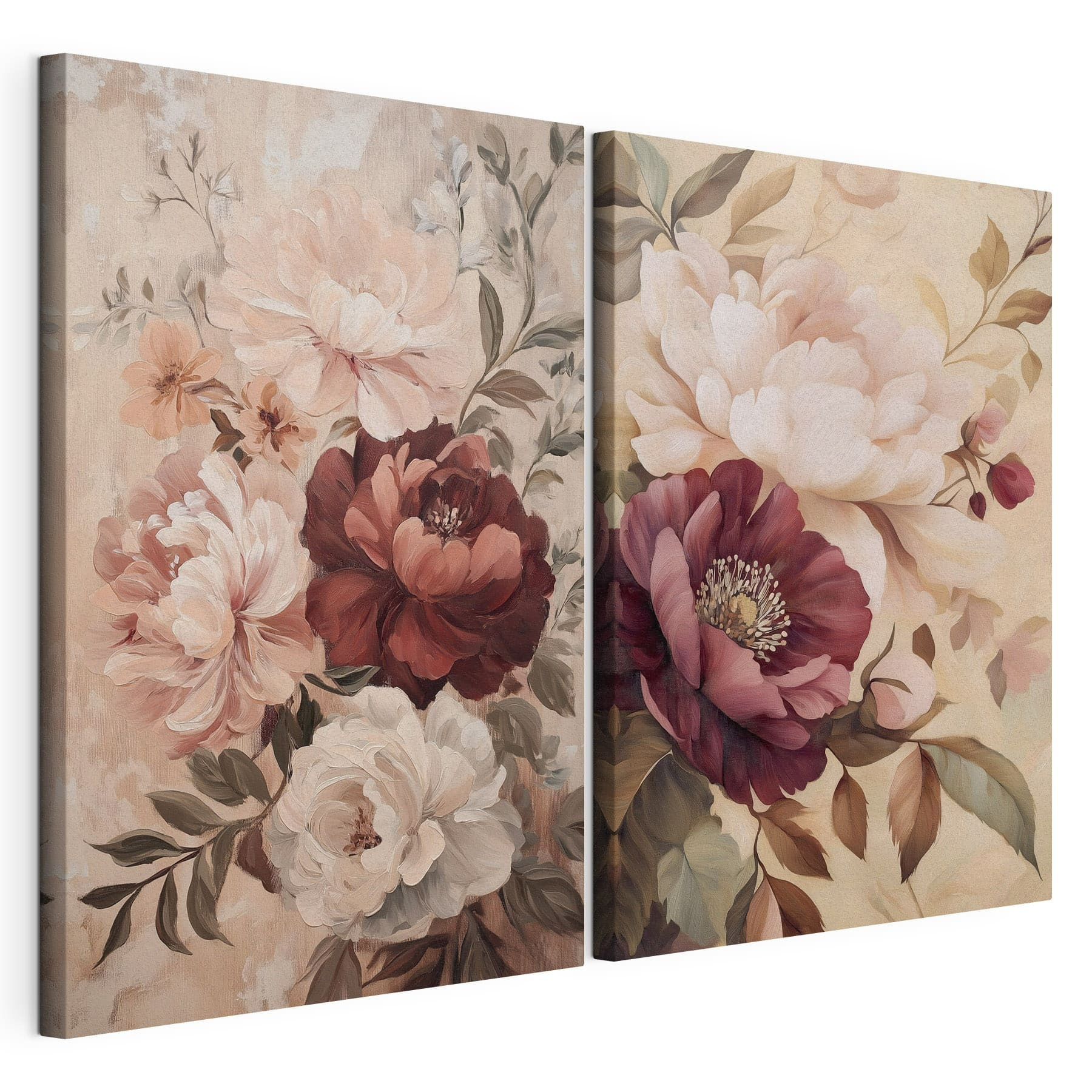 Delicate blooms in soft colors