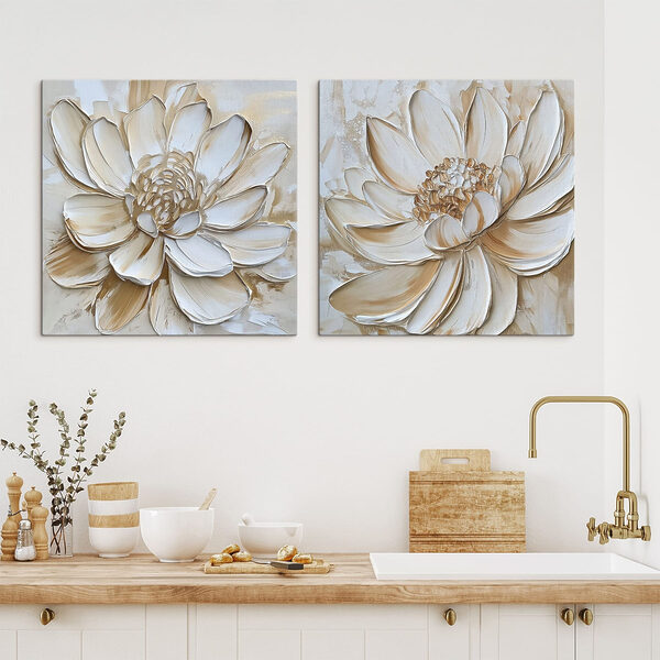 Serene blooms in soft hues