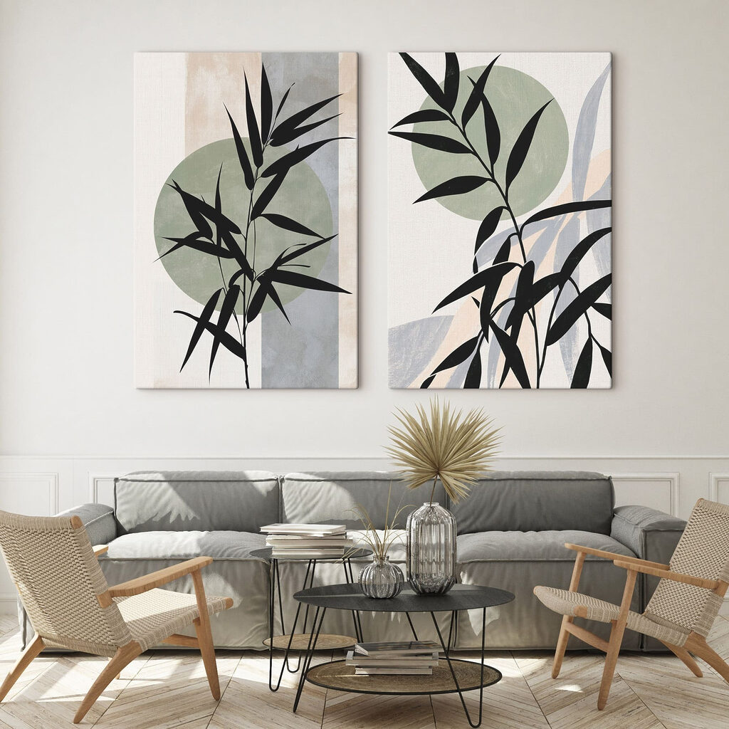 Two images of a plant