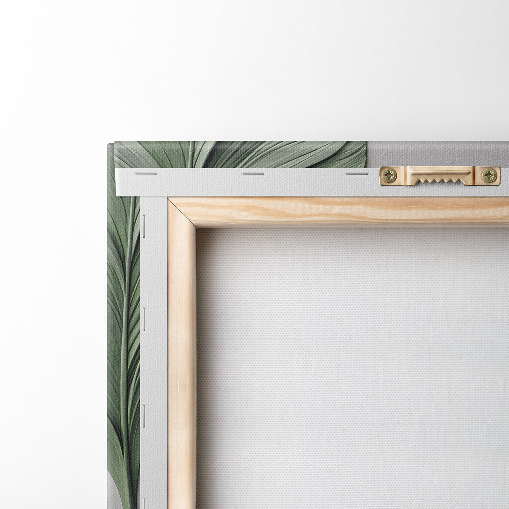 - Lush leaves in harmonious design