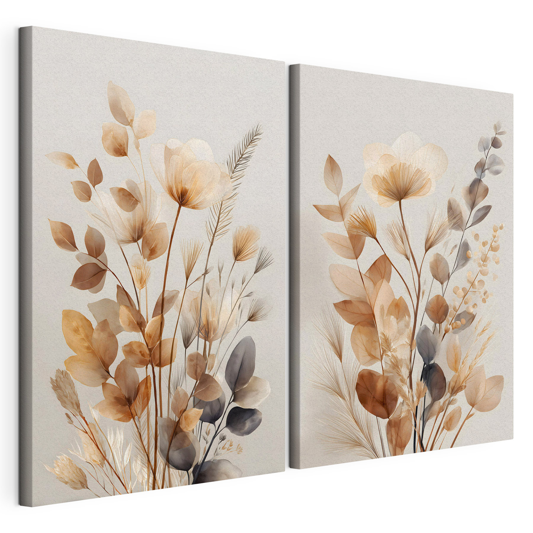 Delicate floral arrangements in soft hues