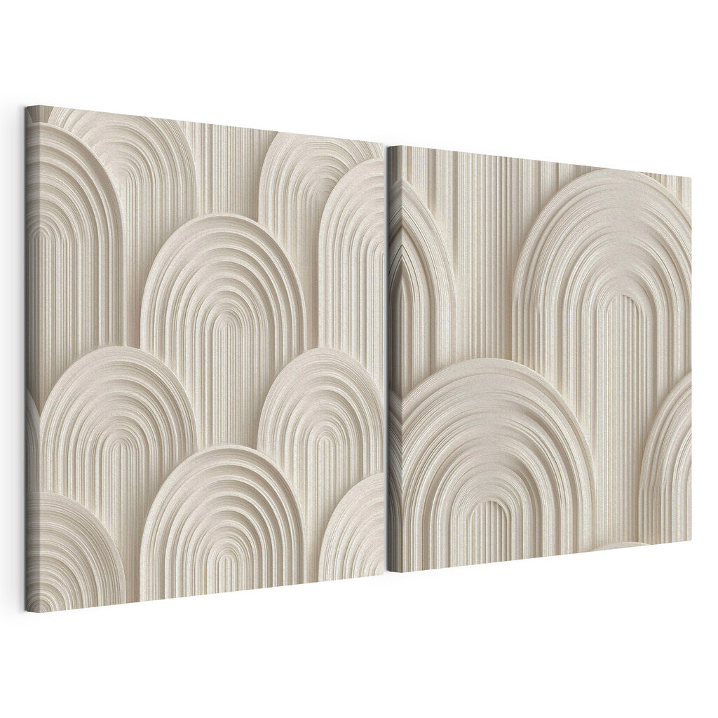 Soft curves in neutral tones