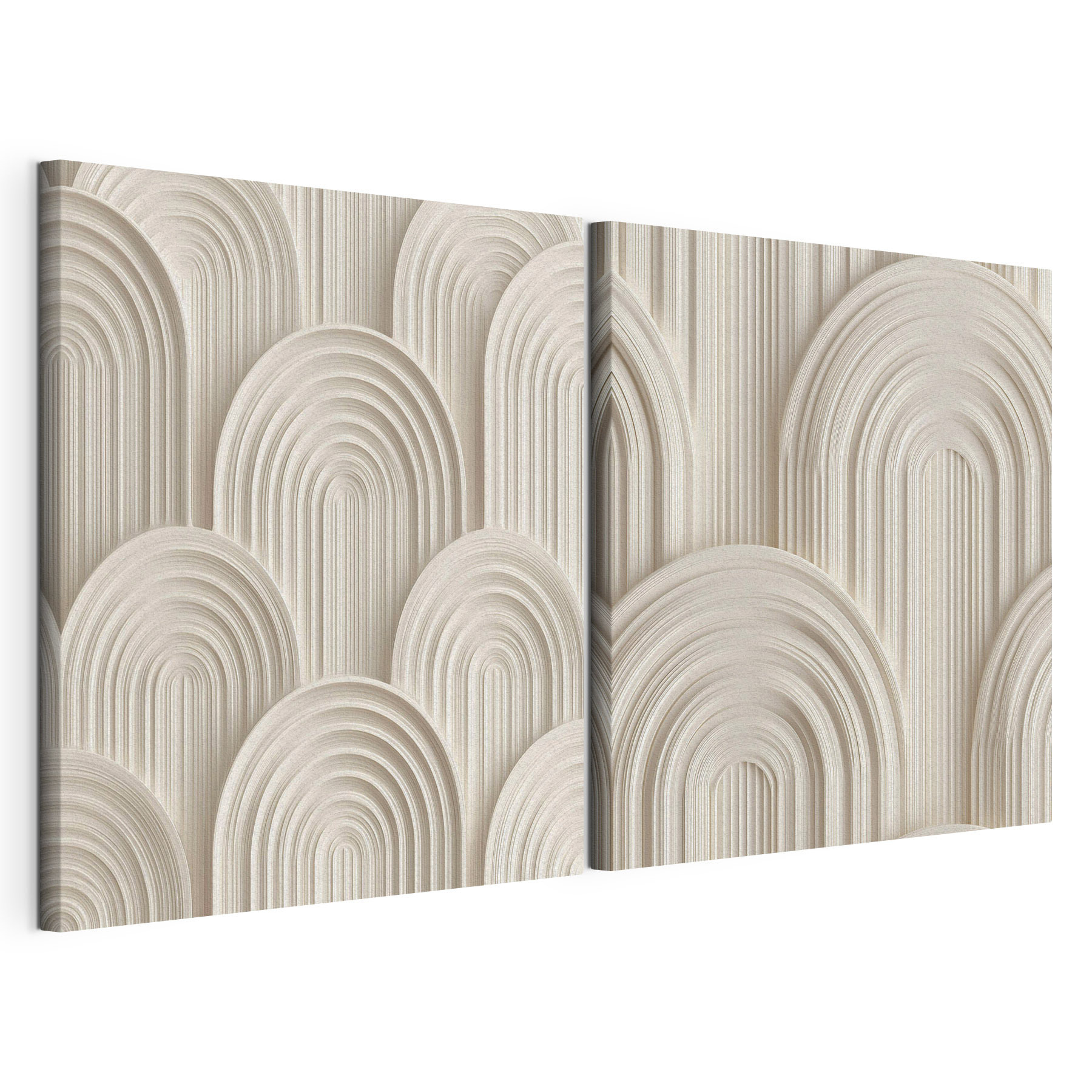 Soft curves in neutral tones