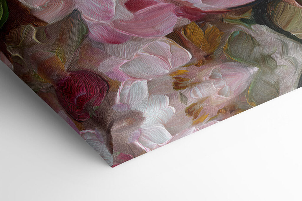 Blossoms in vibrant, soft hues