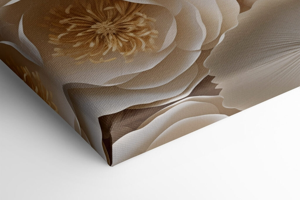 Collage of paper flowers