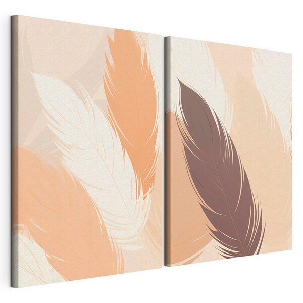 Soft hues of elegant feathers