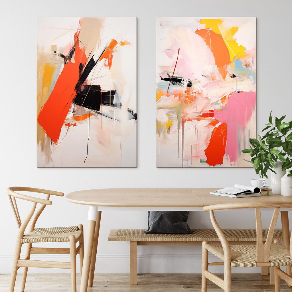 Painting of different colors