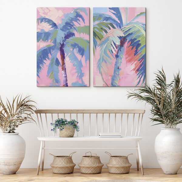 Painting of palm trees
