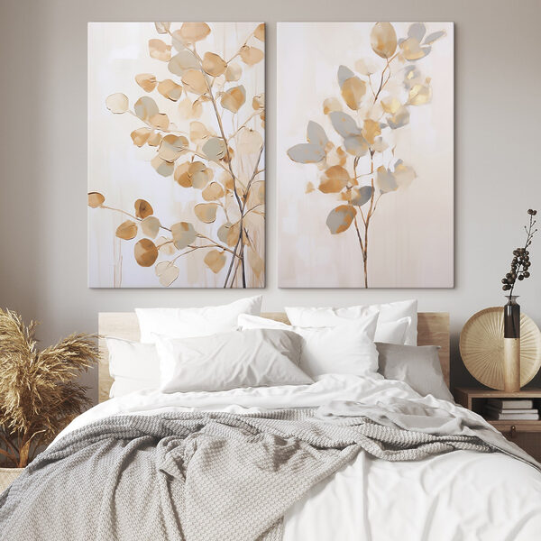 Painting of a tree with leaves