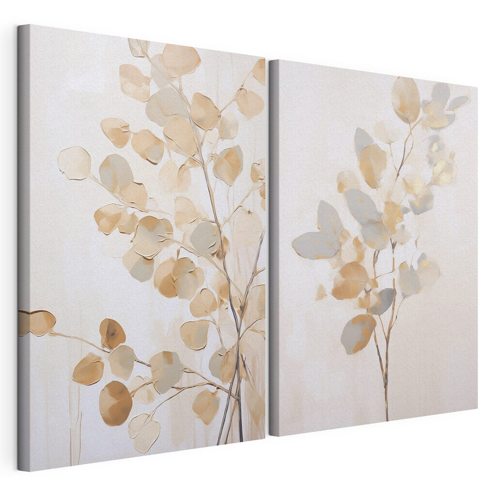 Painting of a tree with leaves
