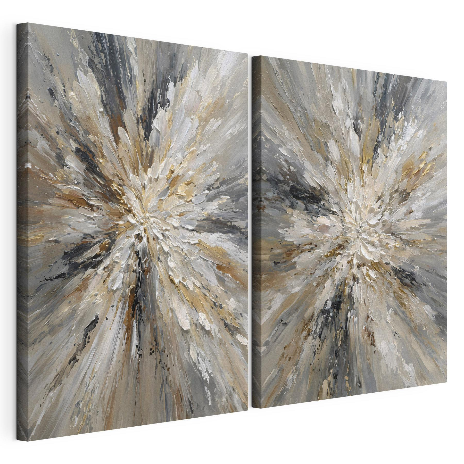 Dynamic burst of earthy tones