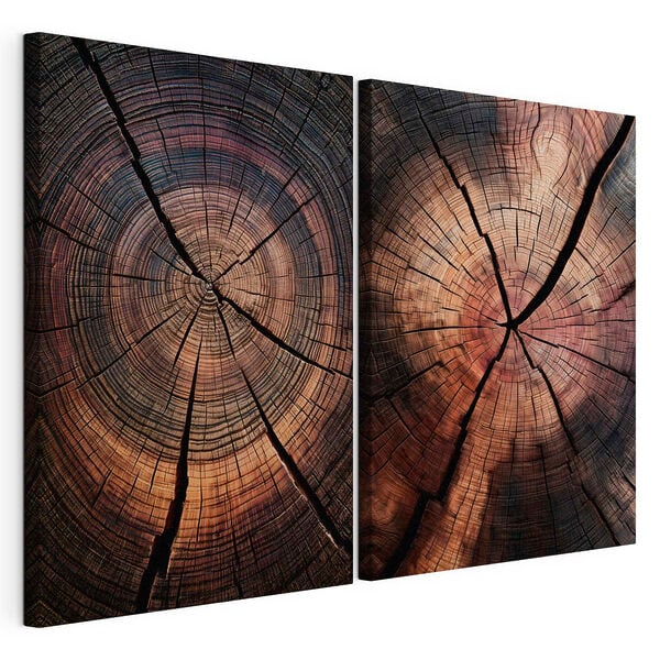 Natural patterns in aged wood