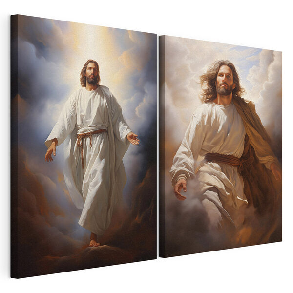 Painting of a man in white robe