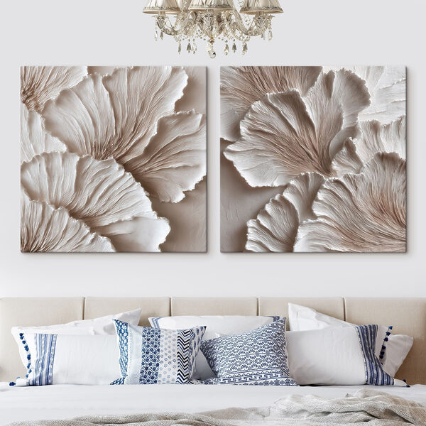 - Elegant forms in soft hues