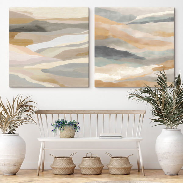 Soft hues of nature's landscape