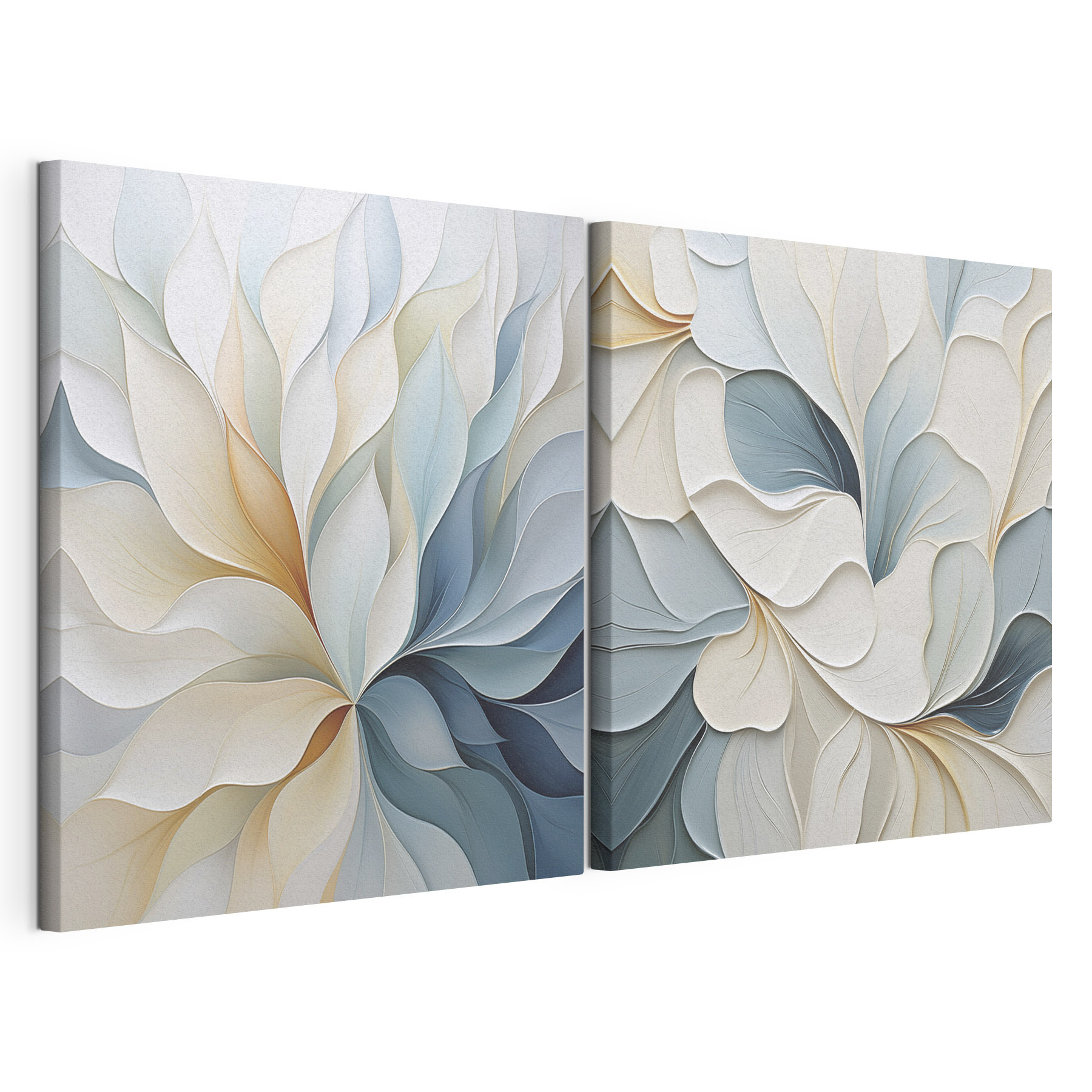 Flowing designs in soft colors
