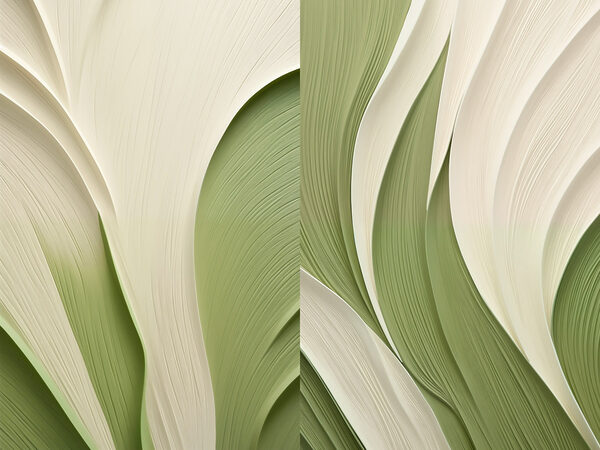 Flowing lines in soft colors