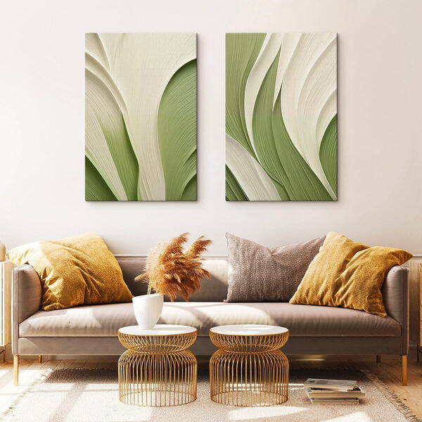 Flowing lines in soft colors