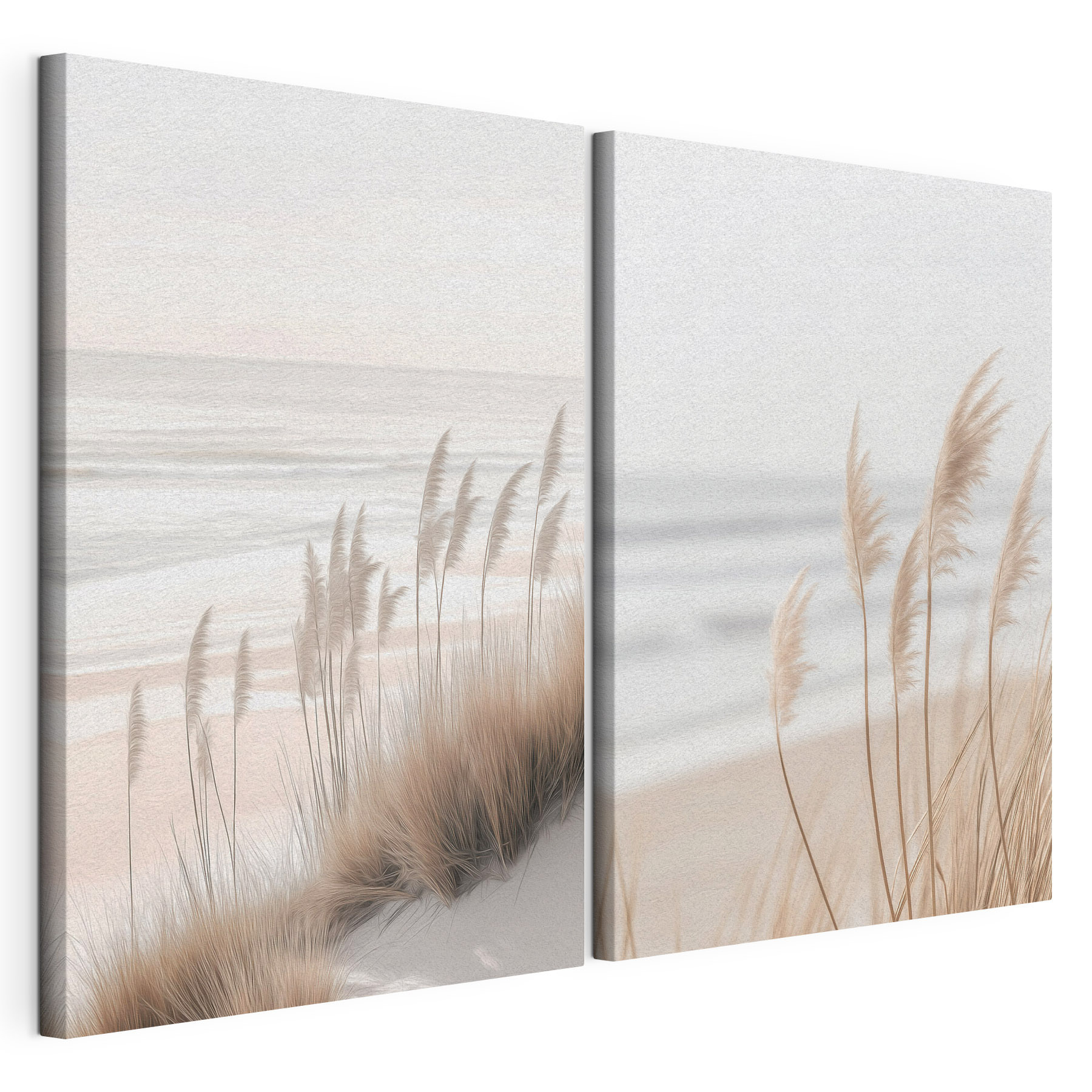 Gentle waves caress sandy shores