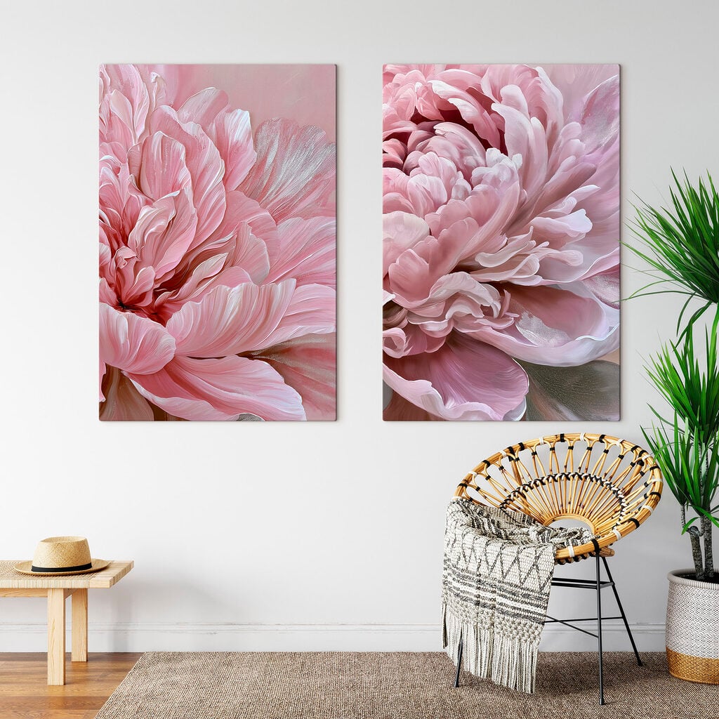 Soft petals in delicate pink hues