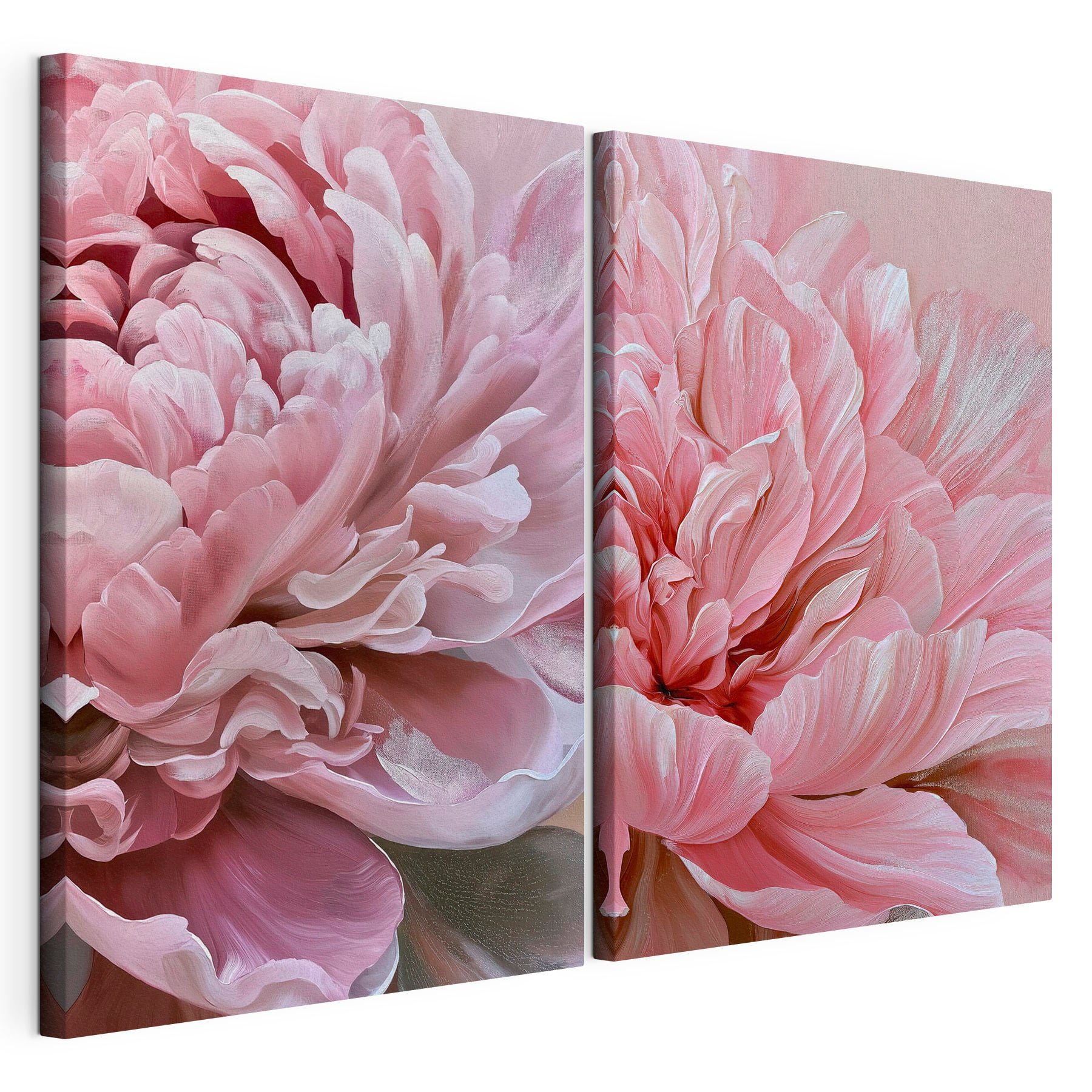 Soft petals in delicate pink hues