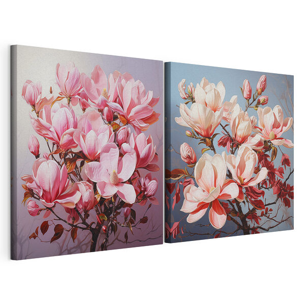 Elegant blossoms in soft hues