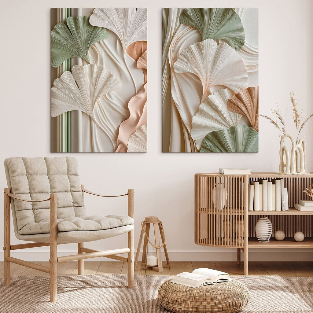 Natural forms and delicate lines unite