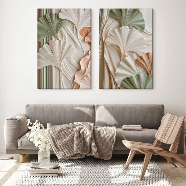 Natural forms and delicate lines unite