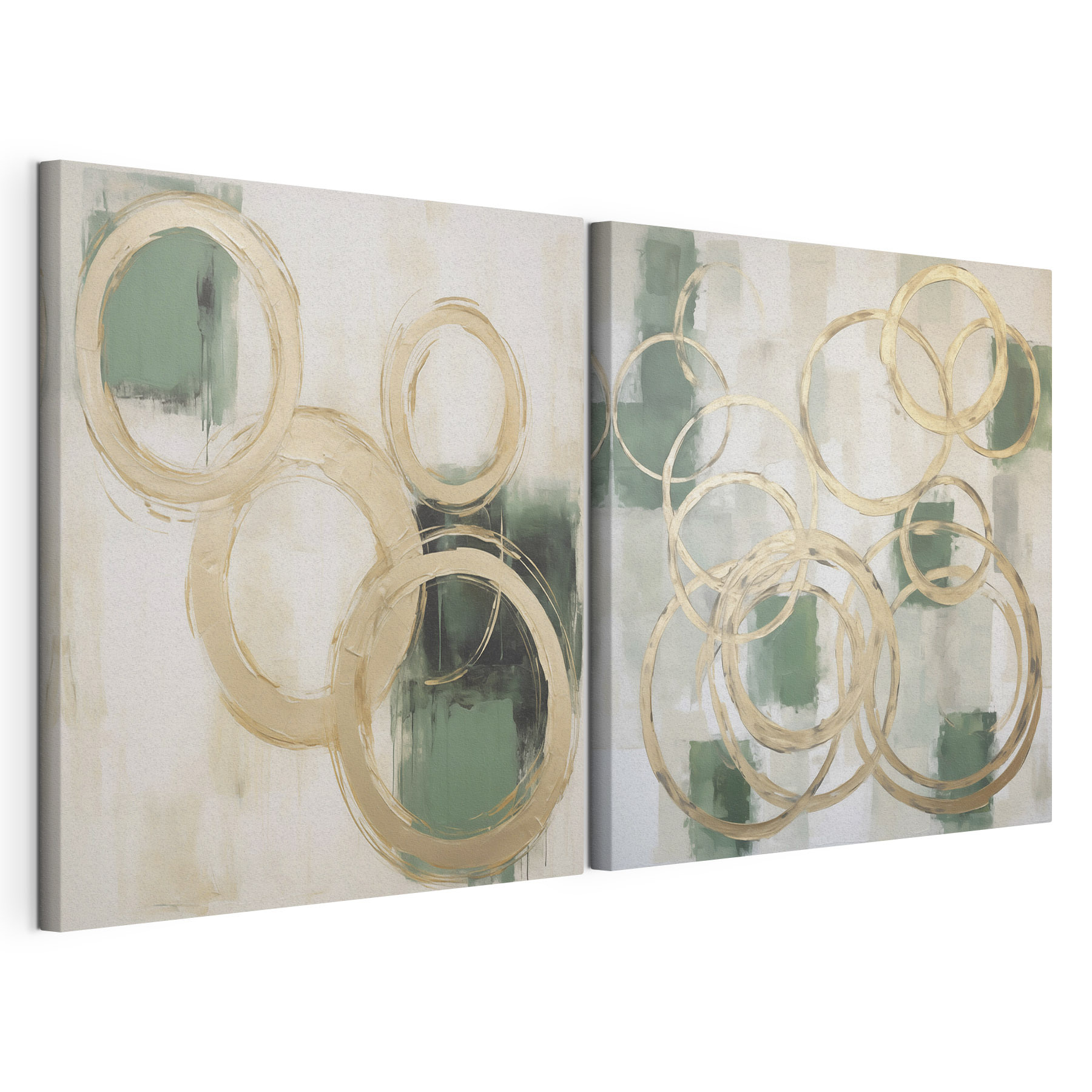 Painting of circles and circles