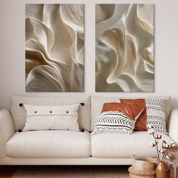 Flowing patterns in soft hues