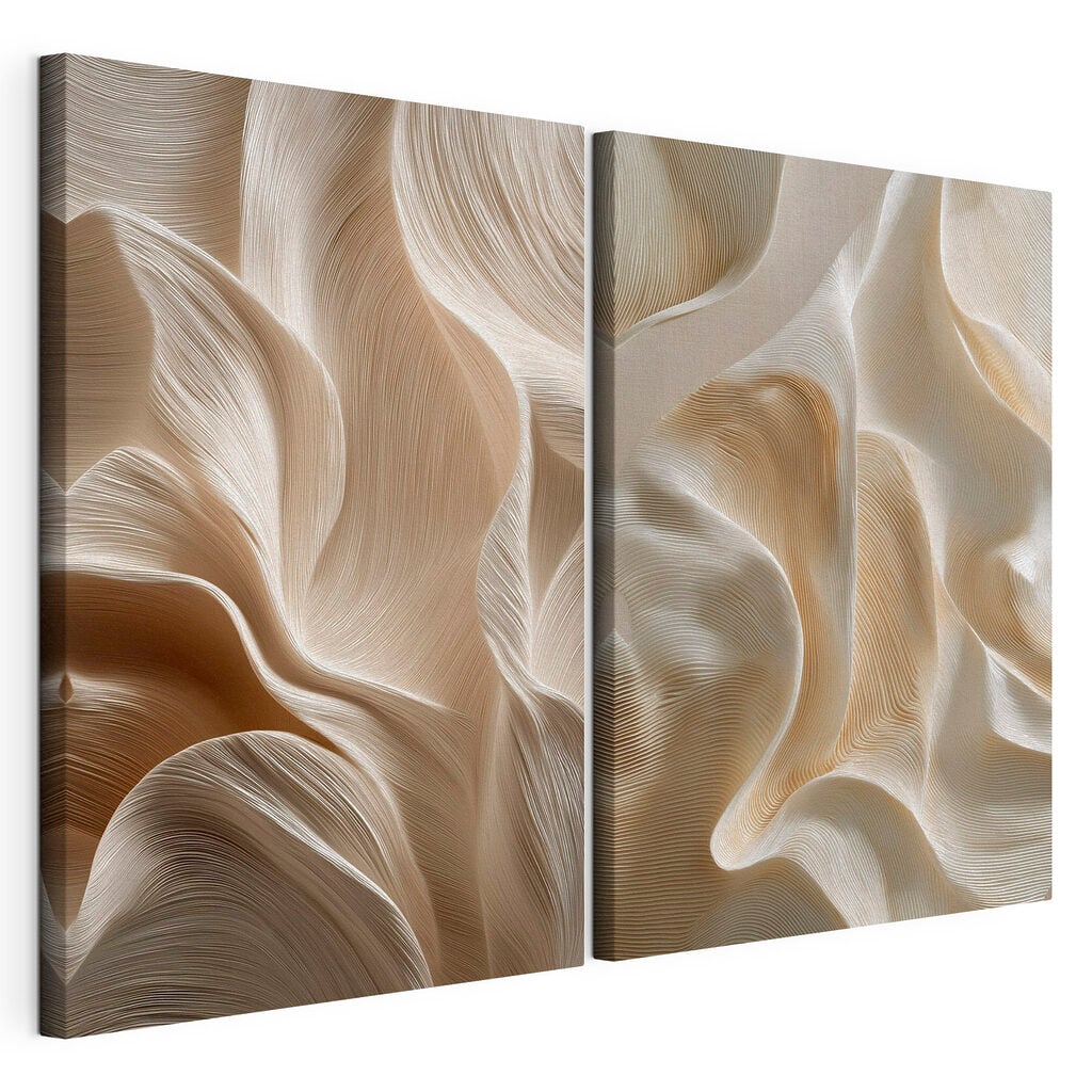Flowing patterns in soft hues