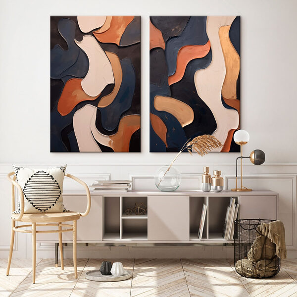 Collage of different colors of paint