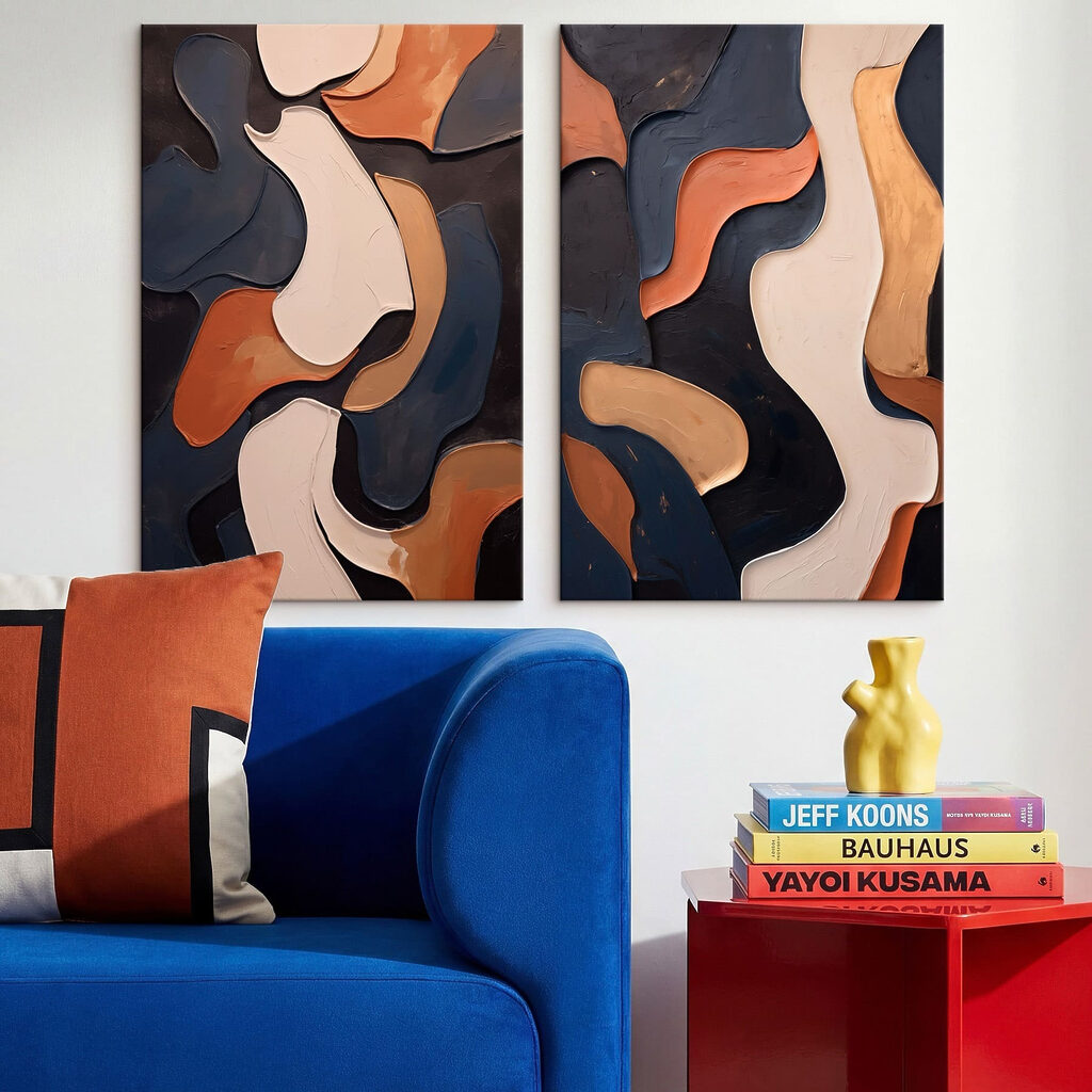 Collage of different colors of paint