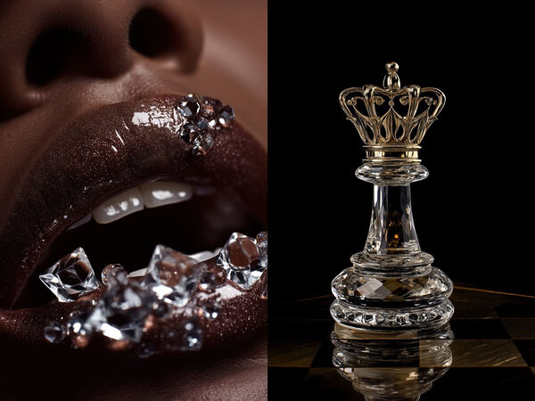 Luscious lips with captivating elements