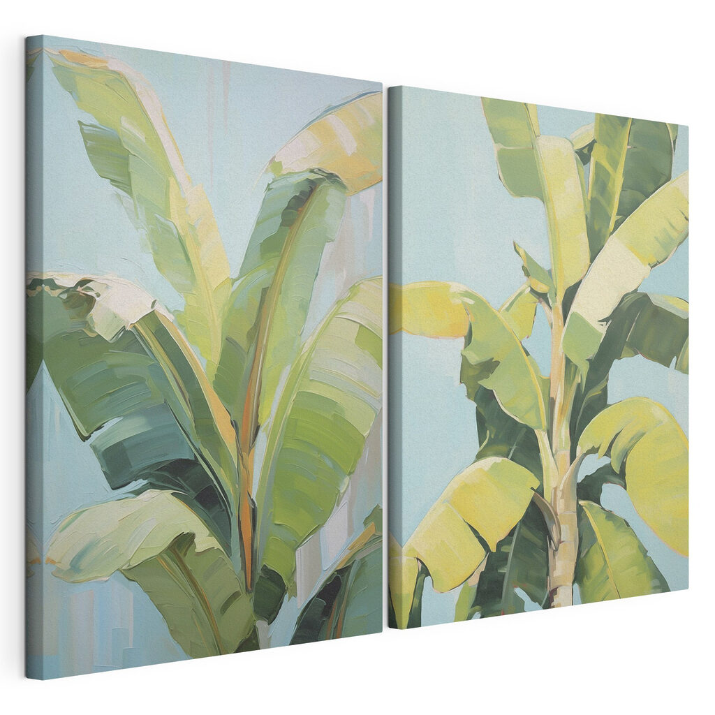 Painting of a banana tree