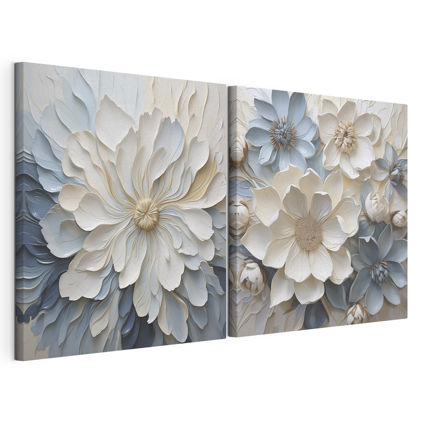 Delicate blooms in soft hues