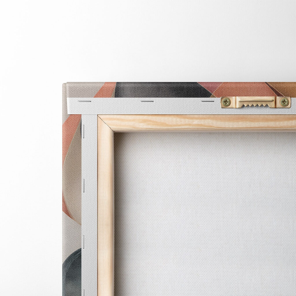 Flowing forms in soft color palette