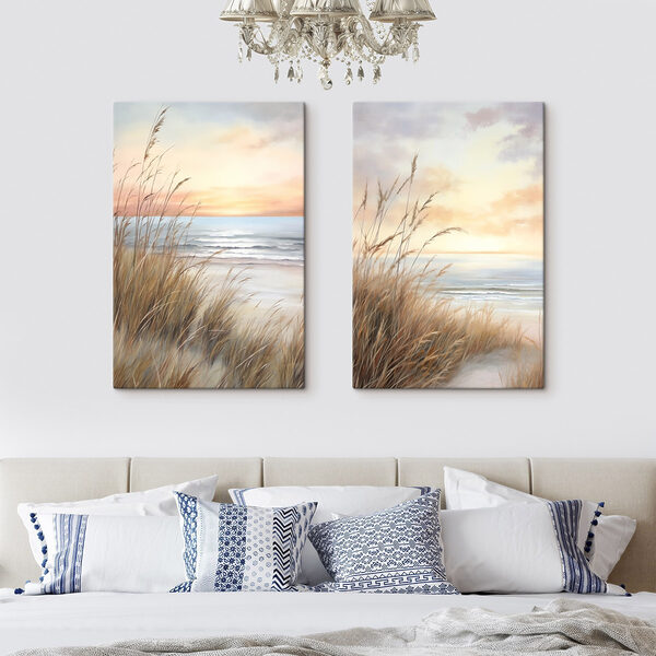 Painting of a beach and a beach