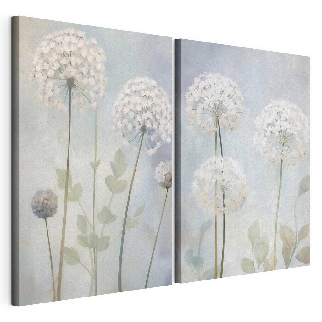 Collage of white flowers