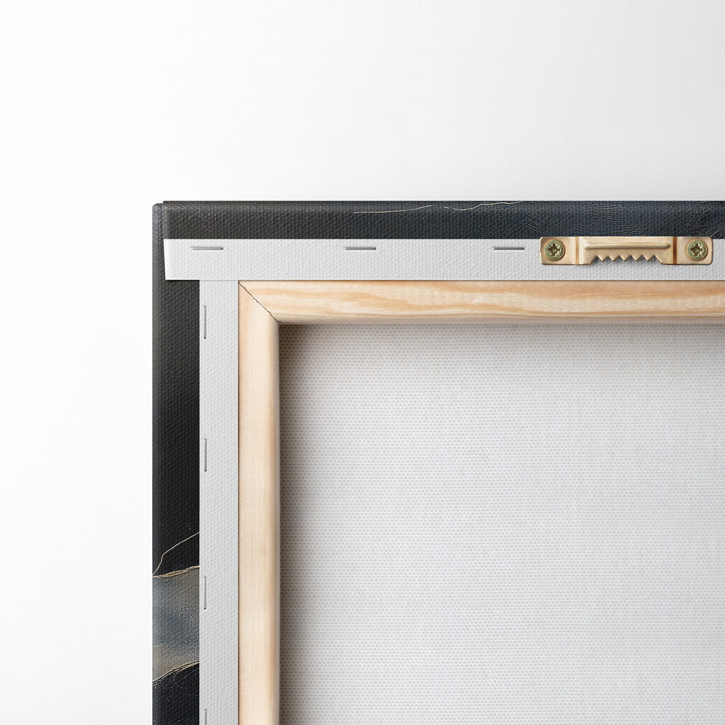 Abstract elegance in contrasting tones