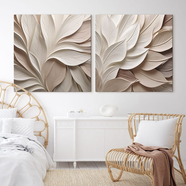 Delicate layers of soft hues