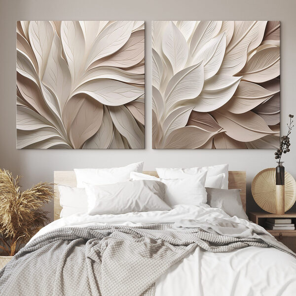 Delicate layers of soft hues