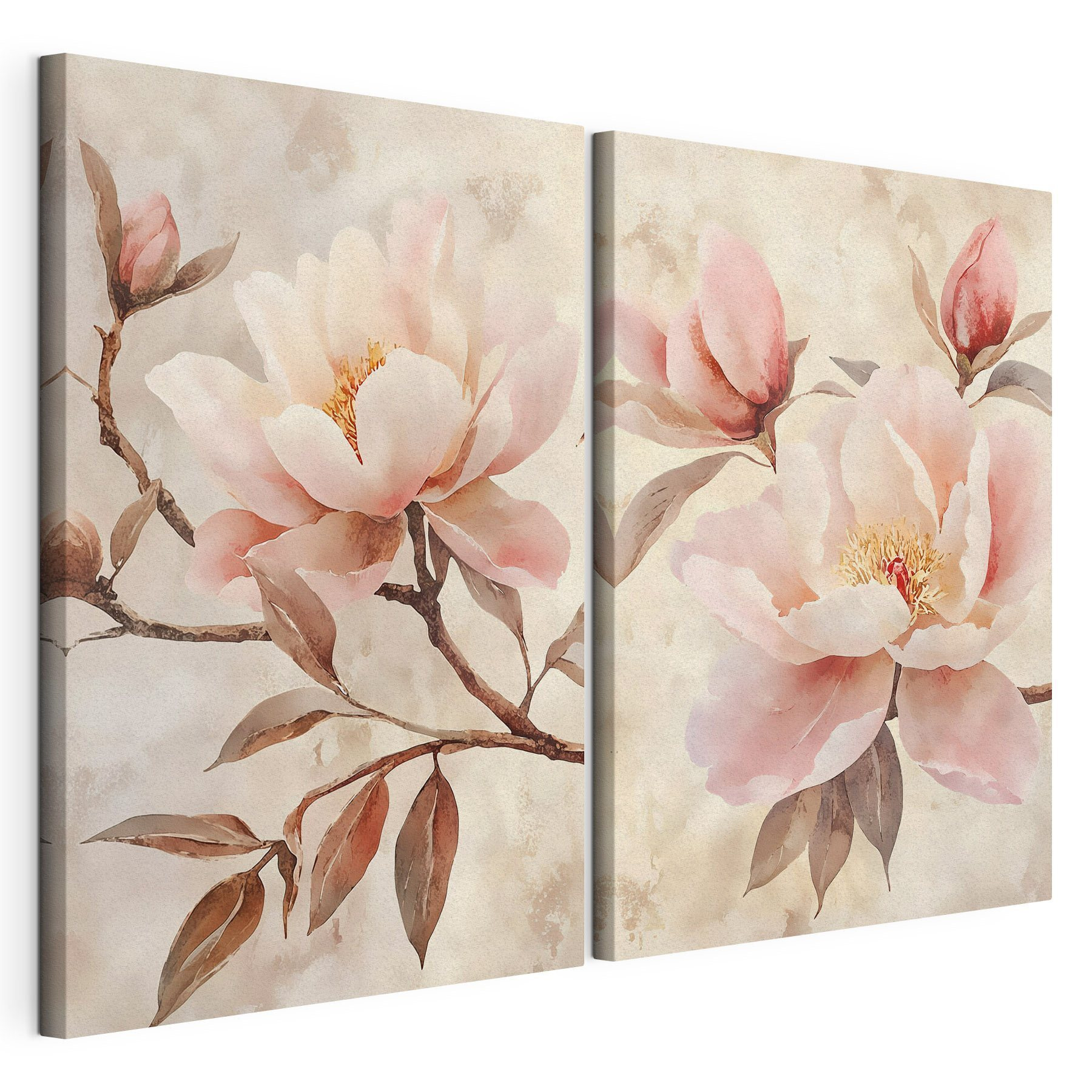 Delicate blooms in soft hues