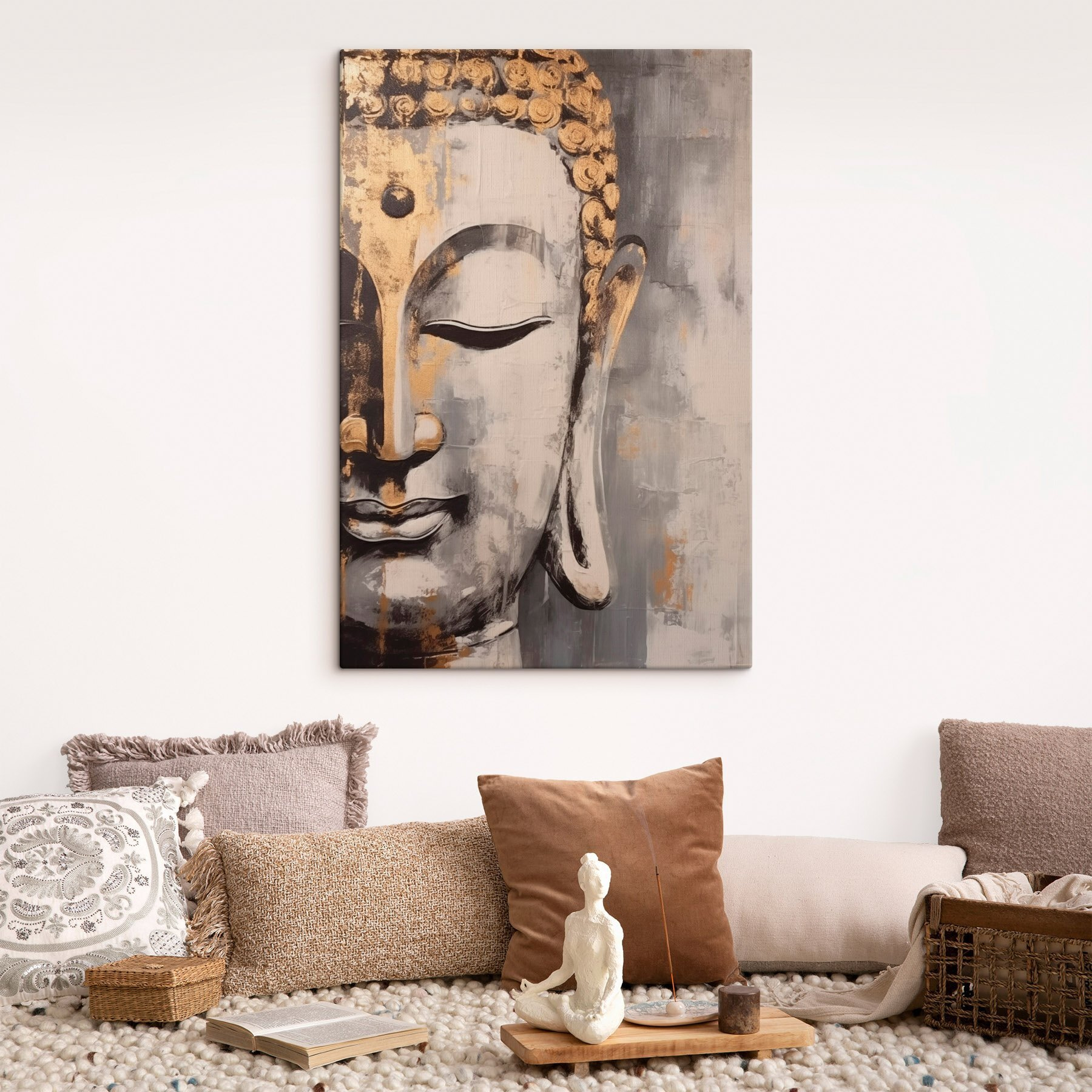 Painting of a face