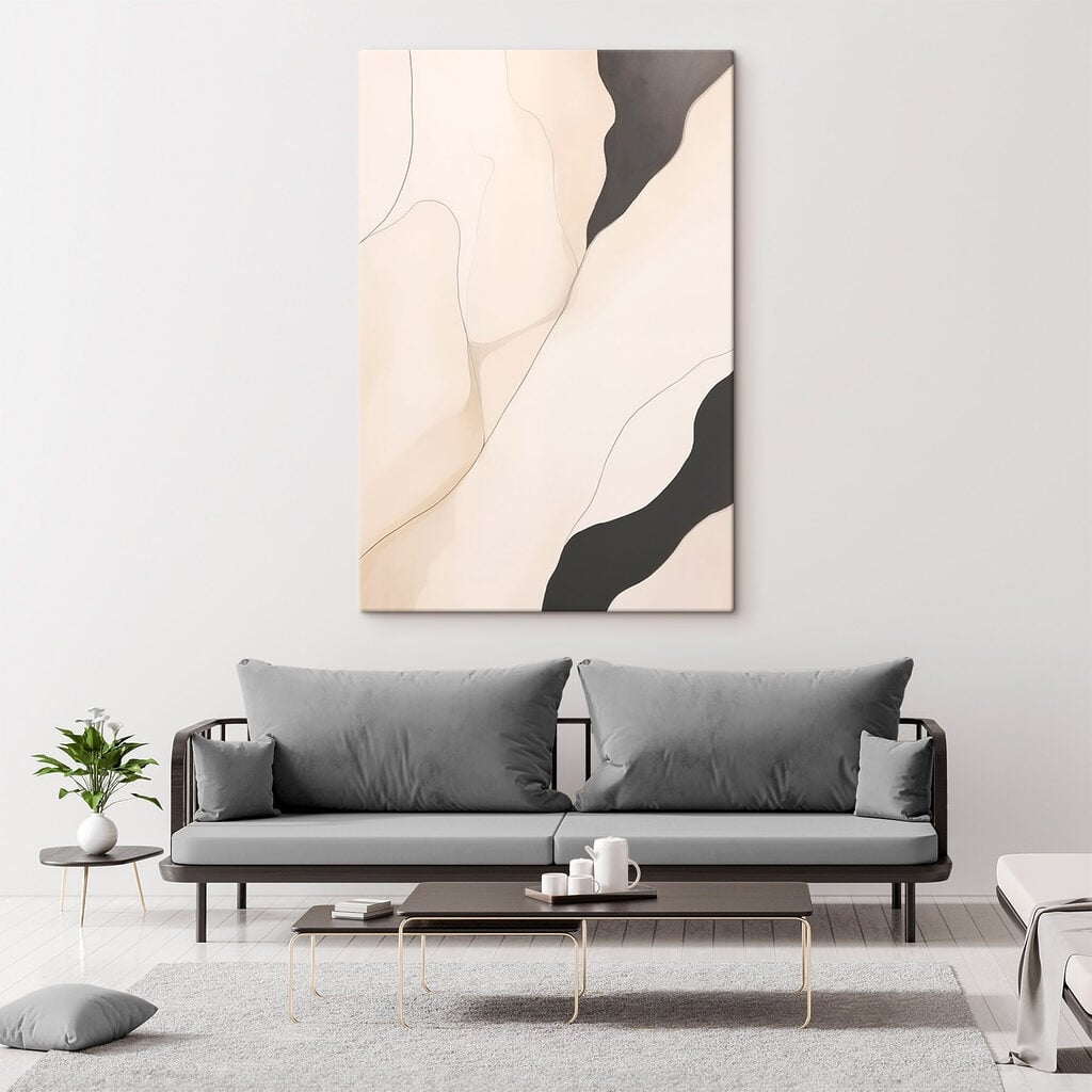 White and black background