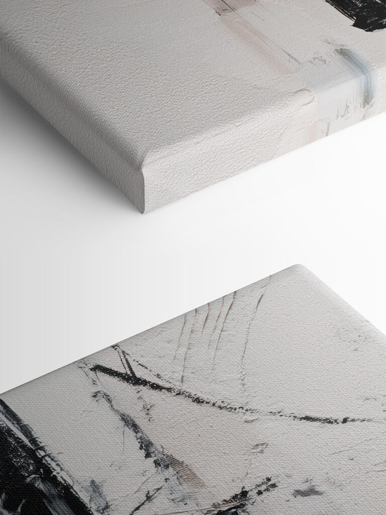 Black and white painting