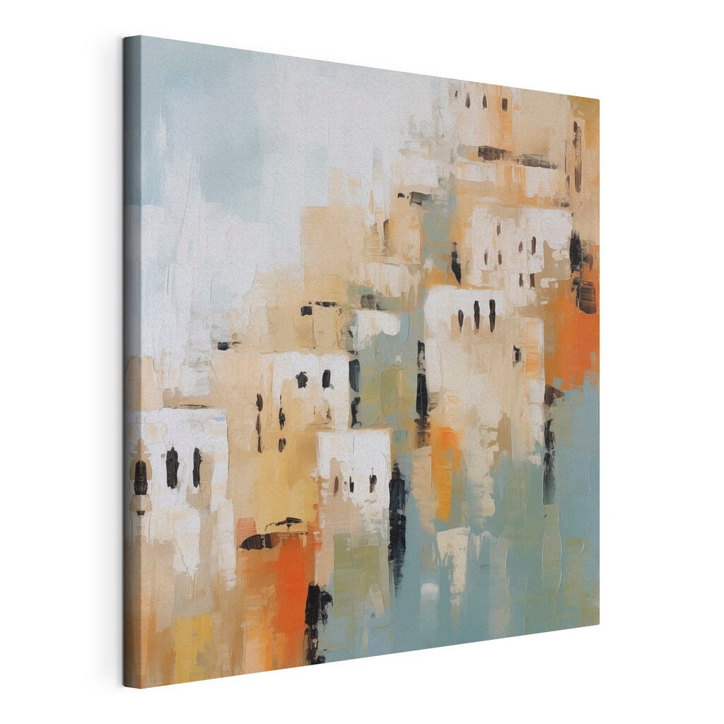 Painting of a city