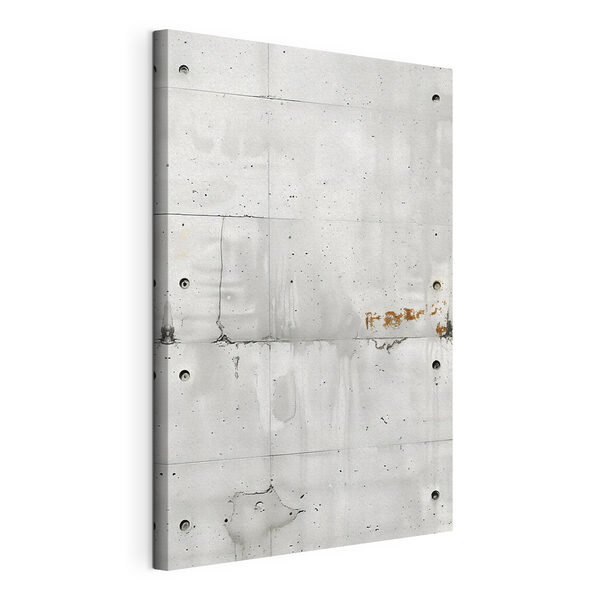 White wall with holes in it