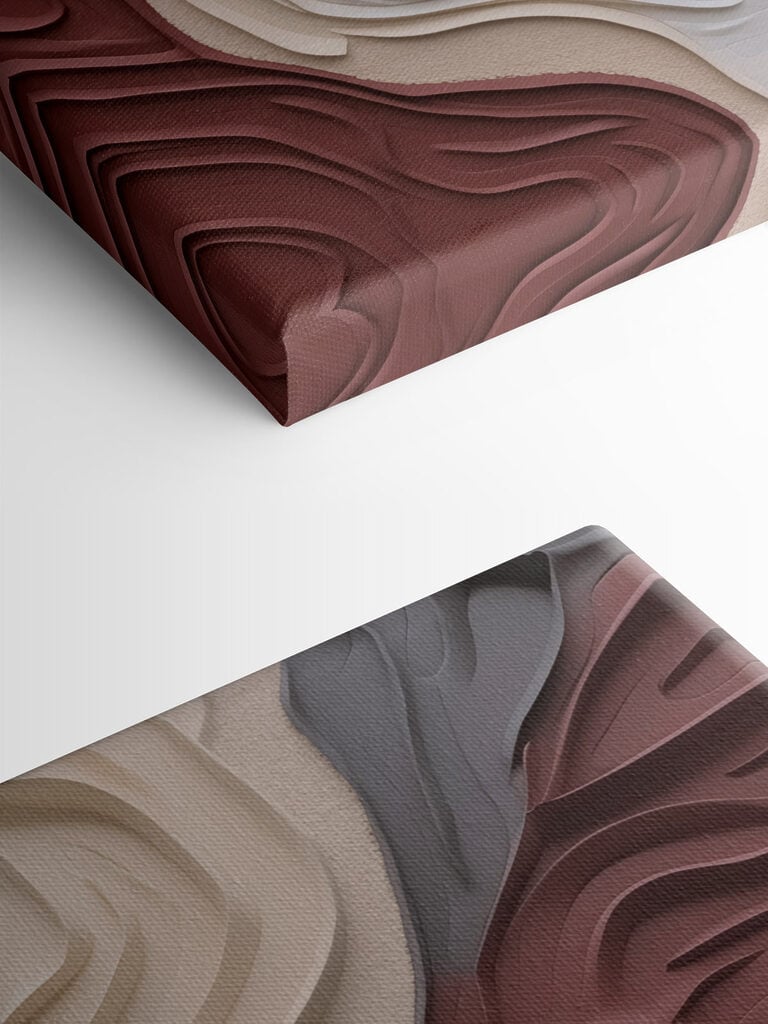 Flowing patterns in soft hues