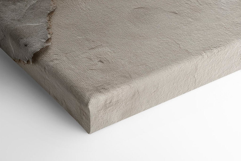 Peeling layers of aged surface